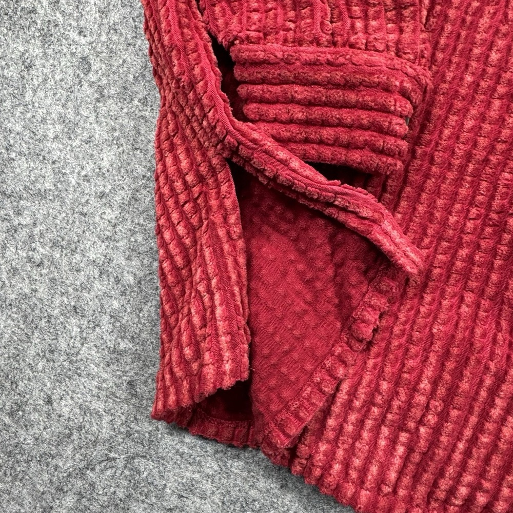 VTG COLDWATER CREEK Cordory Jacket mens Large Button Down Red Pockets Dadcore - Picture 9 of 10